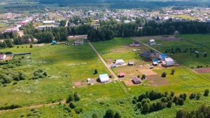 Полёт над Шиховскими полями (д. Шихово, Слободской р-н, Кировская обл)