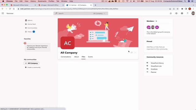 How to USE Microsoft Yammer for Office 365 On a Mac - Tutorial 15 - Renaming Folder - Basic Tutoria смотреть онлайн