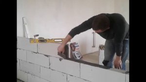 Перегородка из газоблока