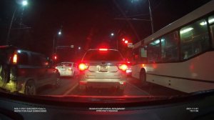 ПРИМЕР НОЧНОЙ СЪЕМКИ С ВИДЕОРЕГИСТРАТОРА C АНТИРАДАРОМ INSPECTOR ATLAS