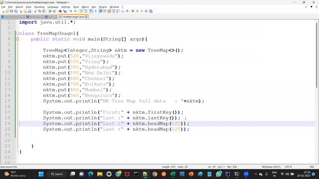 Java - Day 98 (in Telugu) - Collections: SortedMap -- NavigableMap -- TreeMap (part-1) смотреть онлайн