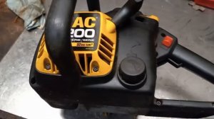 Mac 3200 chainsaw oil tank repair, part 3. all fixed.