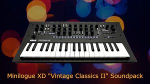 KORG MINILOGUE XD - "VINTAGE CLASSICS II" SOUNDPACK (150 patches)