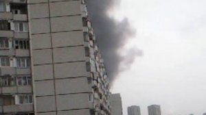 Пожар склада в районе ПЕЧАТНИКИ