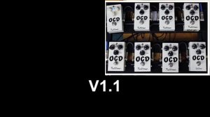 Fulltone OCD V1 vs V2 vs V3 vs V4 vs V5 vs V6 vs V7 vs V2 0