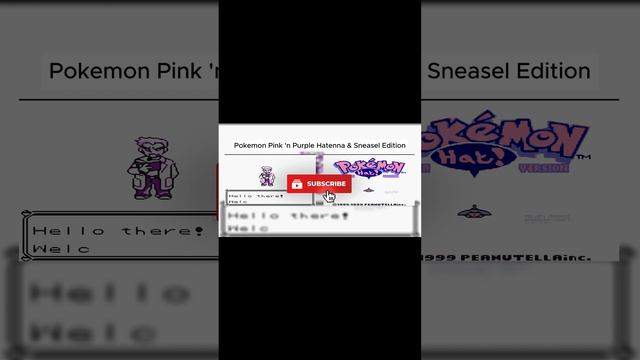 Pokemon Pink 'n Purple Hatenna & Sneasel Edition  #ducumon #romhack #pokemon #gbc #short #shorts