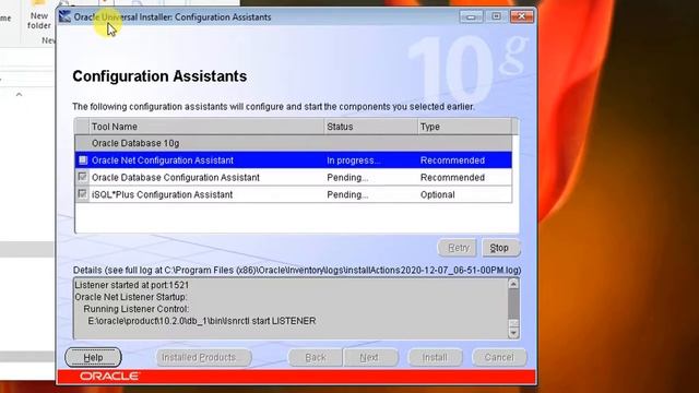 Oracle Database 10gR2 Installation смотреть онлайн