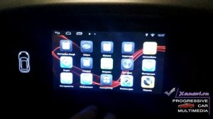 Subaru Tribeca (2005-2014) - установка цветного сенсорного дисплея, Android 9,  USB, GPS, 4 камер.