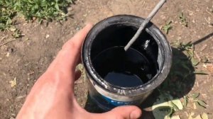 ЛАТАЮ И ОБРАБАТЫВАЮ БОЧКУ ДЛЯ ПОЛИВА