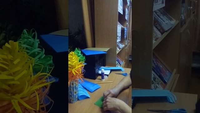 Пышный цветок из бумаги необыкновенной красоты