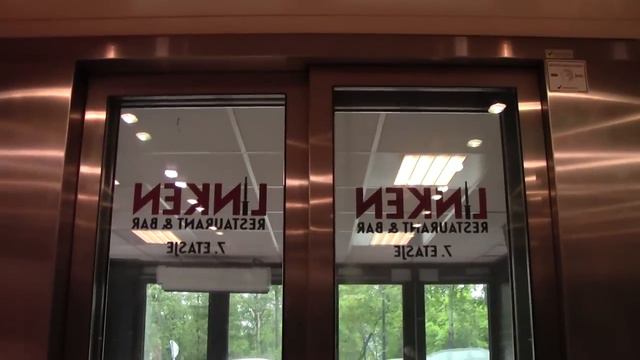 Schindler EuroLift MRL Traction scenic elevator @ Quality Hotel Grand Royal, Narvik, Norway.