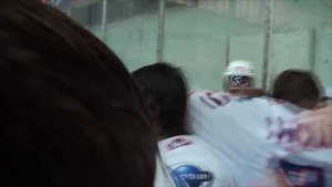 Радость победы ХК "Чайка": первые секунды после сирены.