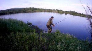 РЫБАЛКА НА КИТАЙСКИЙ ФИДЕР DAYO. Карась в июне. Субботний отдых в черте города.