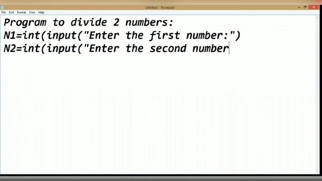 Python Tutorial | Program to divide 2 numbers смотреть онлайн