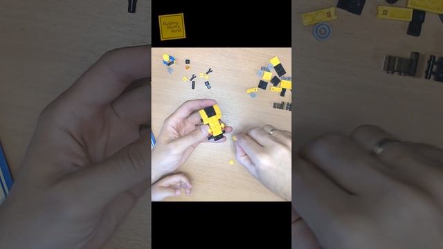 Сборка конструктора "BONDIBON" серия "Город" 3в1 (3685) Вариант 1 #shorts #constructor #конструктор