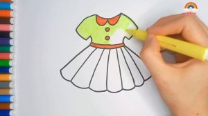 Как Нарисовать Красивое ?Платье | Как Нарисовать Красивое Платье