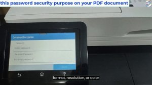 Print and Scan Documents with an HP Color LaserJet MFP M478-M479 Printer using a USB Flash Drive.