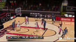 Charlotte Bobcats vs Toronto Raptors PSP NBA2K13 GAMEPLAY