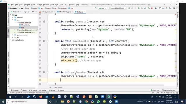 SQLite with Android Class 13 part 1 смотреть онлайн