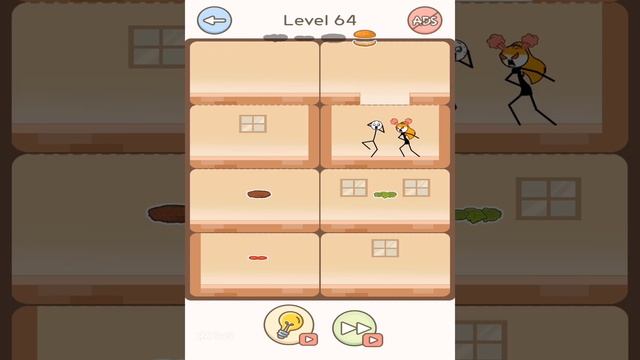 Rescue Me (WEEGOON) - All Levels 51-80 - Gameplay Walkthrough - Funny Stickman Brain Puzzle Game смотреть онлайн