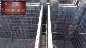 Цокольный этаж. Установка опалубки. Новороссийск, Глебовка. Монолитные работы.