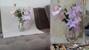 Букет. Живопись маслом.