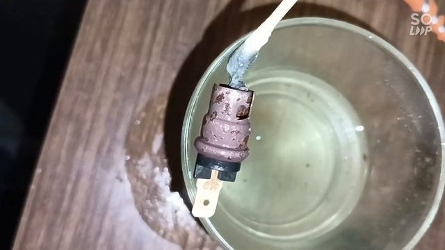 очистка детали от ржавчины. электролиз. цинкарь.
