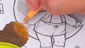 Coloring LOL Surprise Dolls Athletic Club Coloring Page Prismacolor Pencils | KiMMi THE CLOWN