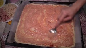 ОЧЕНЬ ВКУСНАЯ ПЫШНАЯ ПИЦЦА НА КЕФИРЕ В ДУХОВКЕ