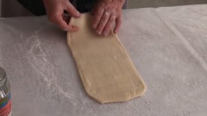 Кулинарный класс - Слоеное тесто. Круассан с халвой.