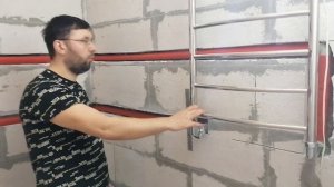 установка полотенце сушителя