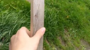 Как сделать катану из дерева 1 часть