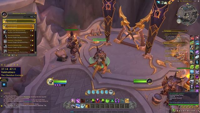 Dragon Isles Blacksmithing Trainer Location WoW Dragonflight