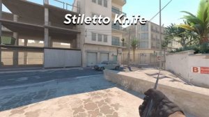 Stiletto Knife | Counter-Strike 2 | Showcase + Animation on Source 2 Engine
