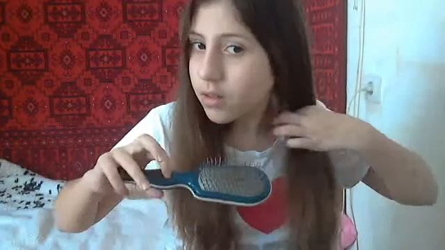 Как правельно расчесать волосы))) смотреть онлайн