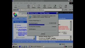 Installing Windows Media Player 7.1 on Windows 98 First Edition via Windows Update Restored v4