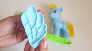 Игровой набор с пластилином "Play Doh" "My little Pony. Rainbow Dash. Style salon", бренд Hasbro
