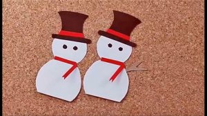 Оригами. Снеговик. Мастер-класс.