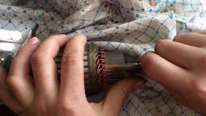 Ремонт стартера. Проточка коллектора.