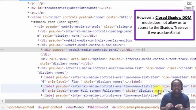 ✔ Part 5: Can We Access A Closed Shadow DOM? | (Video 184)
