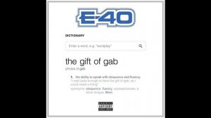 E-40 - When Life Shows Up Ft. Mike Marshall & Dr. Cornel West (The Gift Of Gab)