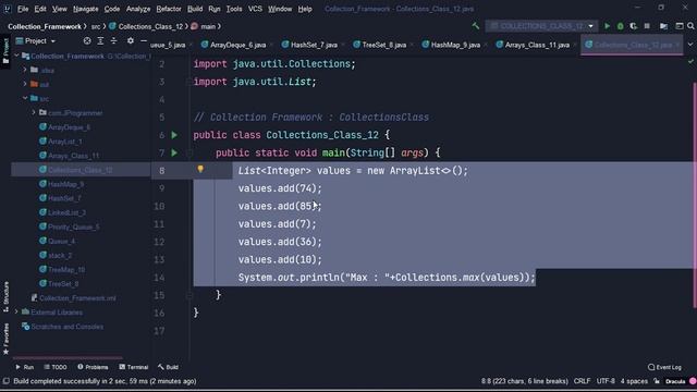 Java Collection Framework | Collections Class | Hindi #12