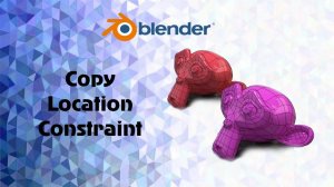 Blender. Copy Location Constraint  на русском