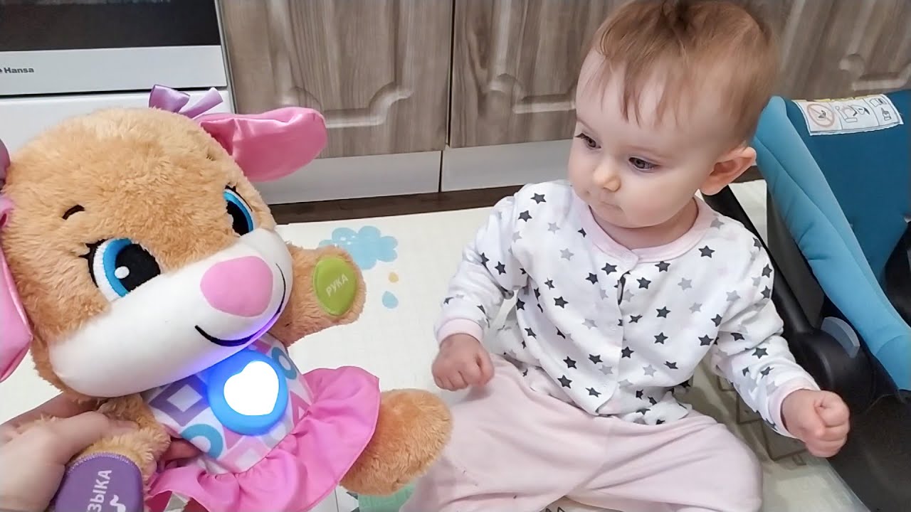 Сестричка Ученого щенка Распаковка игрушек развивающая Fisher Price.mp4 смотреть онлайн