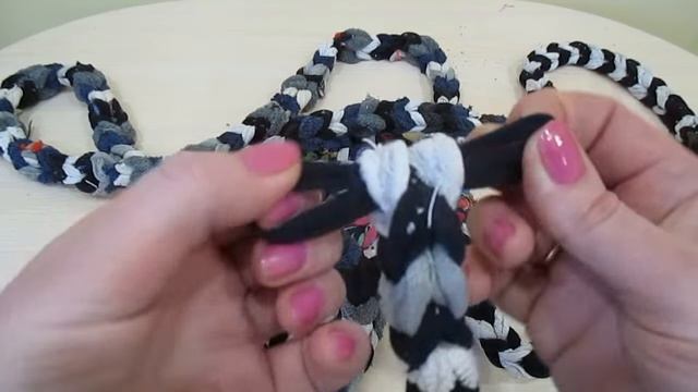 Коврик из носков. Rug sock.