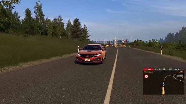 ets2 Honda Civic Type R Спортивный Стиль их 90-х турбо  320+ сил и по-прежнему передний привод