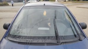 Работа оригинальных форсунок стеклоомывателя Hyundai Getz 2008 артикул 986401C510