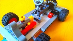 Шасси автомобиля из Лего + КРАШ-ТЕСТ