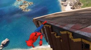 GTA 5 Spiderman vs Mickey Mouse Crazy Moto Parkour Jumps/Fails (Euphoria Physics Funny Moments)