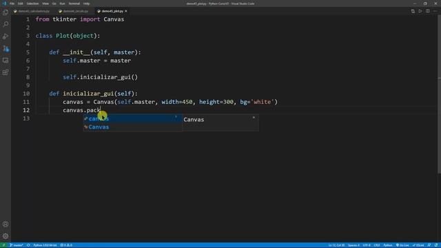 Python Curso V2: 698 1/2 Dibujar un Plot para Gráficas sobre un Componente Canvas de Tkinter смотреть онлайн